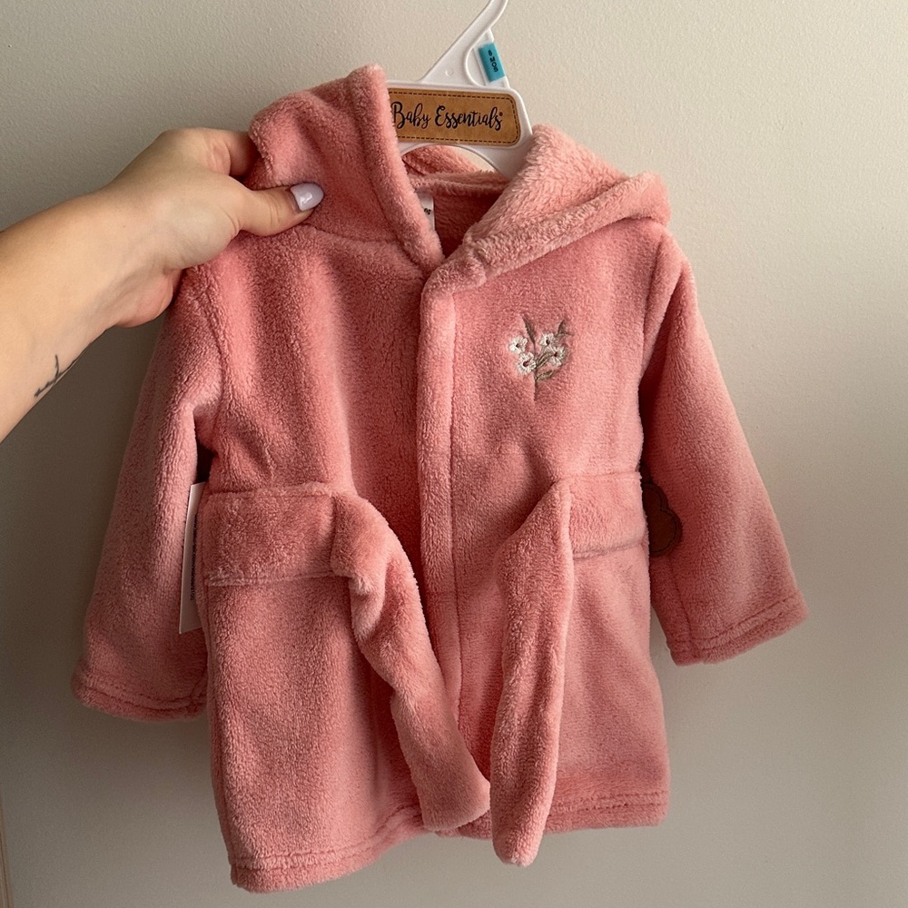 Baby Essentials Soft Pink Robe - Picture 6 of 8